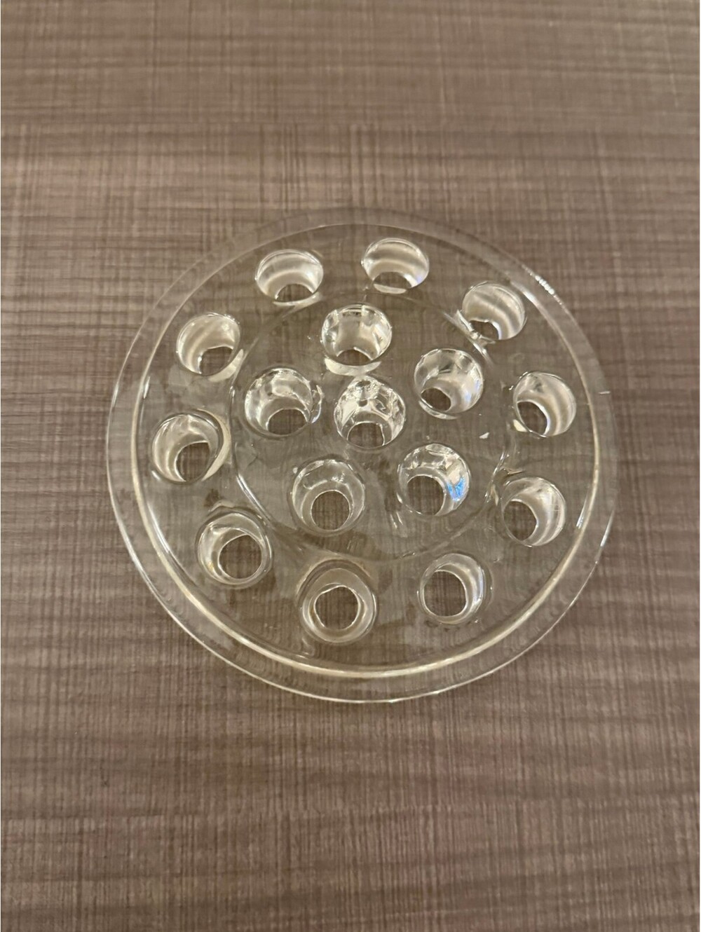 Clear Glass Flower Frog Floral Arranger Insert